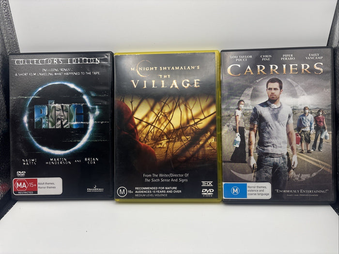 Horror DVD Bundle: The Village, Ring Carriers, Mirrors & House At End Of Street | Retro Exchange