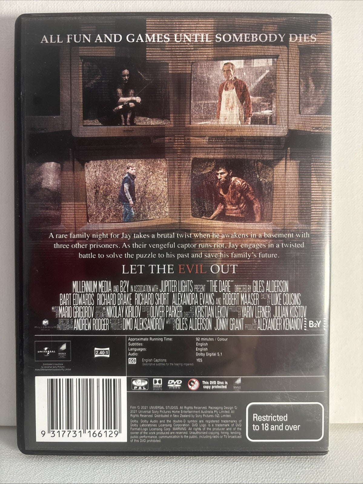 The Dare (DVD, 2019) Horror Region 4 Retro Exchange Australia