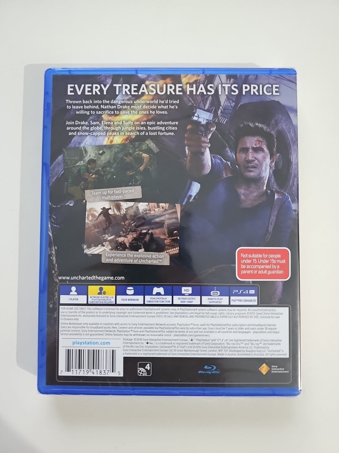 PS4 Uncharted 4 A Thiefs End. Brand New & Sealed Game PlayStation 4 PS4 Retro Exchange Australia