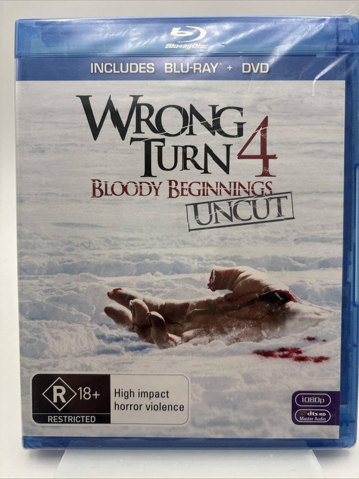 Wrong Turn 4 | Blu-ray + Dvd (Blu-ray, 2011) Horror Brand New | Retro Exchange