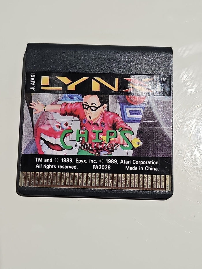 Chips Challenge Atari Lynx Cartridge PAL - Fast Post | Retro Exchange