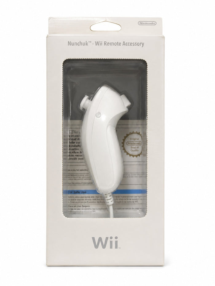 Genuine Nintendo Wii Nunchuk Controller White Boxed Sealed Never Opened | Retro Exchange