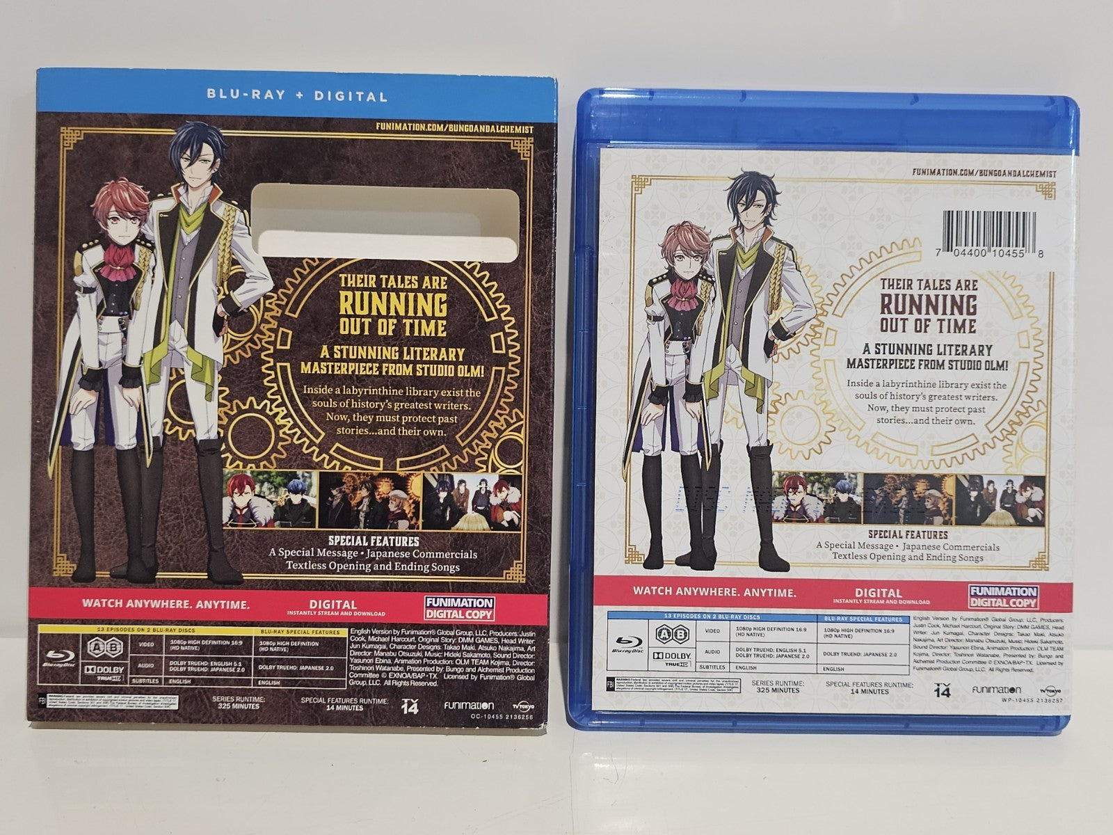 Bungo And Alchemist - Gears Of Judgement: The Complete Season (Blu-ray,2021) Dvd Box Set Retro Exchange Australia