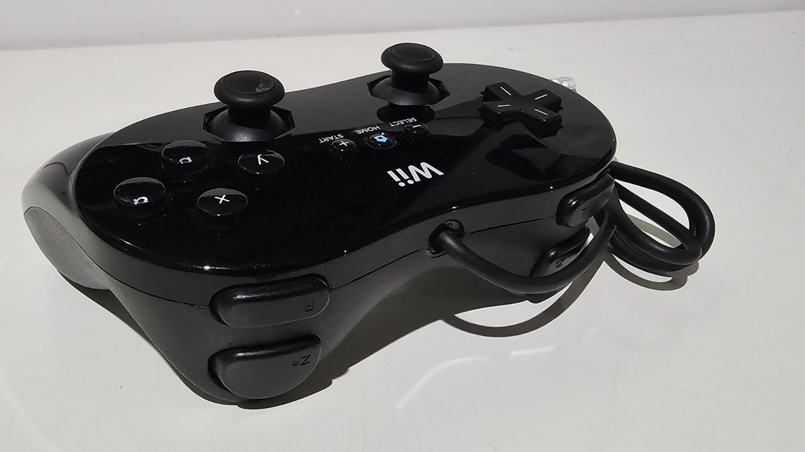 Genuine Official Nintendo Wii/Wii U Classic Pro Controller Black (RVL-005) Accessory Retro Exchange Australia