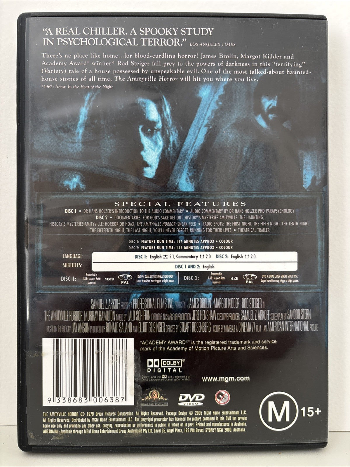 Amityville Horror DVD1979 Horror Region 4 Retro Exchange Australia