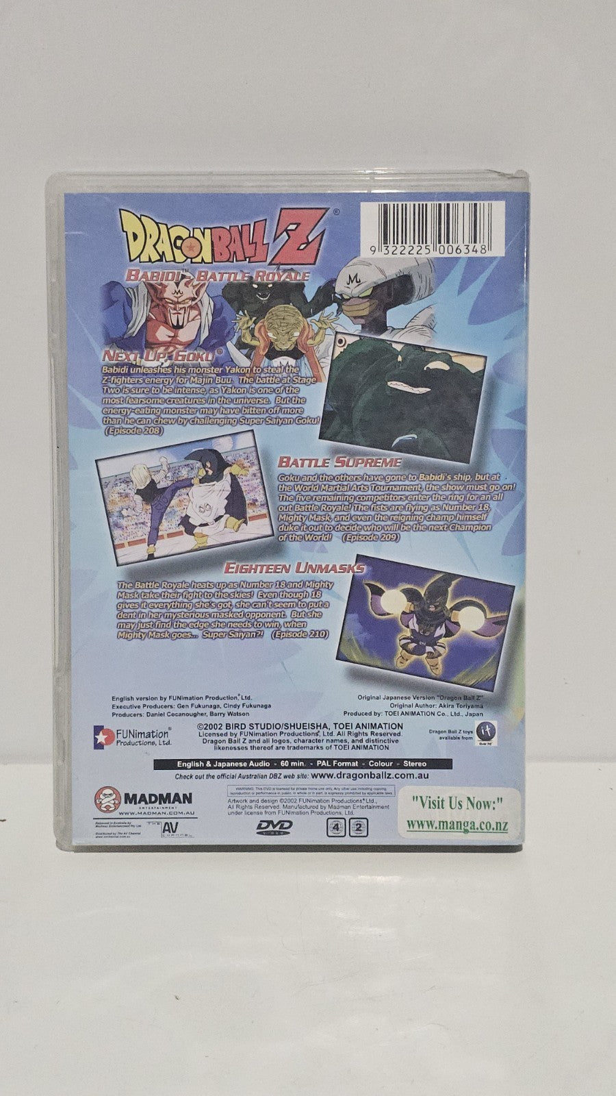 Dragon Ball Z: Vol 4: Part 10 (DVD, 2000) Retro Exchange Australia