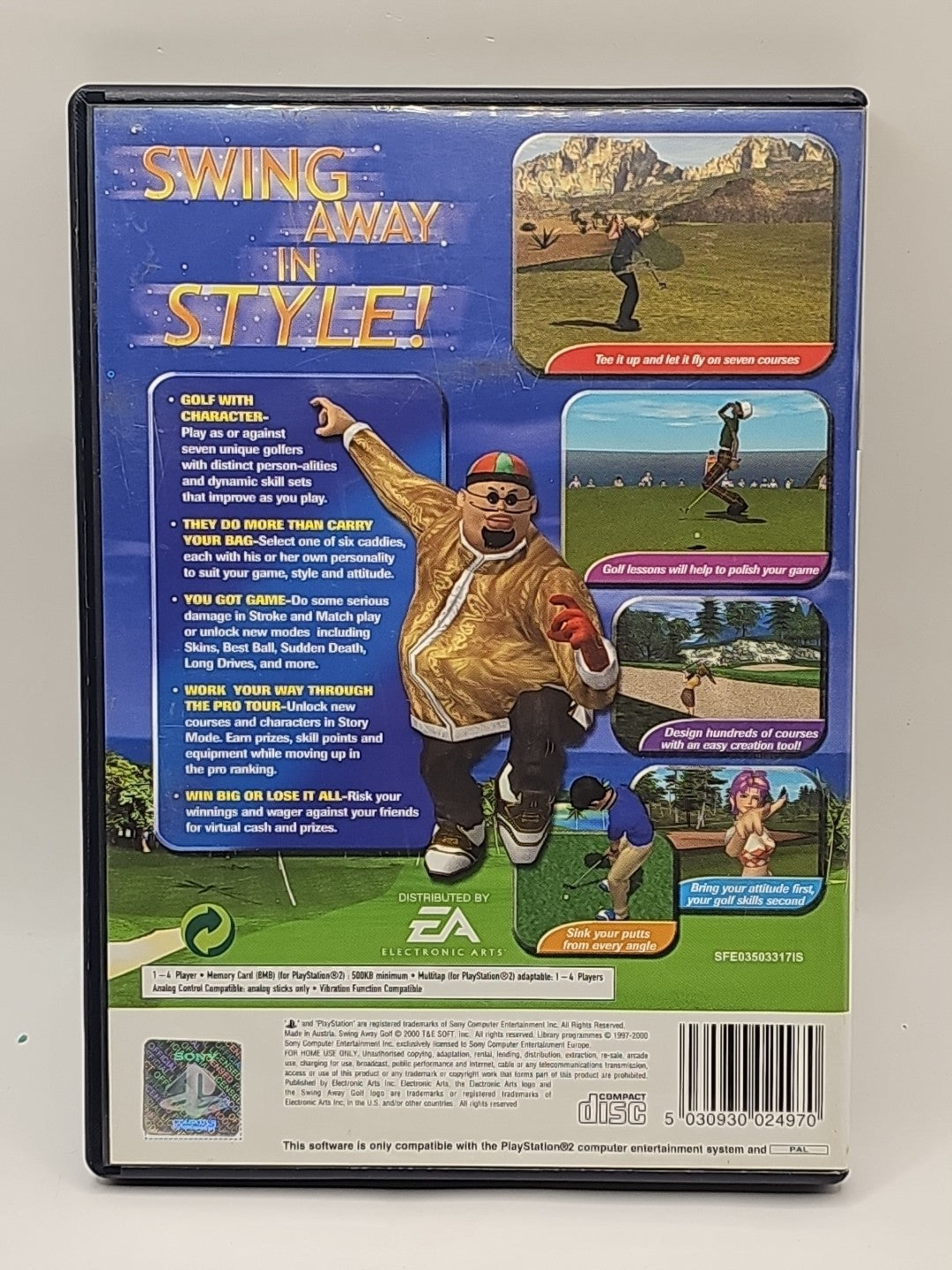 Swing Away Golf PS2 PlayStation 2 Complete CIB PlayStation 2 PS2 Game Retro Exchange Australia