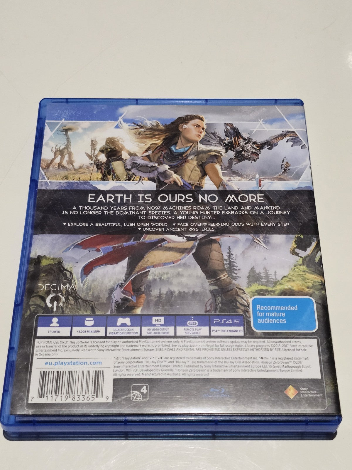 Horizon Zero Dawn (PlayStation 4, 2017) - Good Condition - Tested PlayStation 4 PS4 Game Retro Exchange Australia