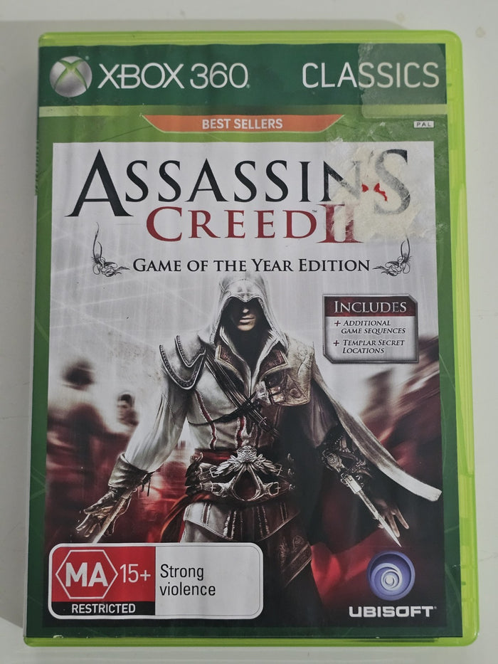 Assassins Creed 2 GOTY Edition (Xbox 360) Pal, Complete with Manual, Ubisoft, GC | Retro Exchange