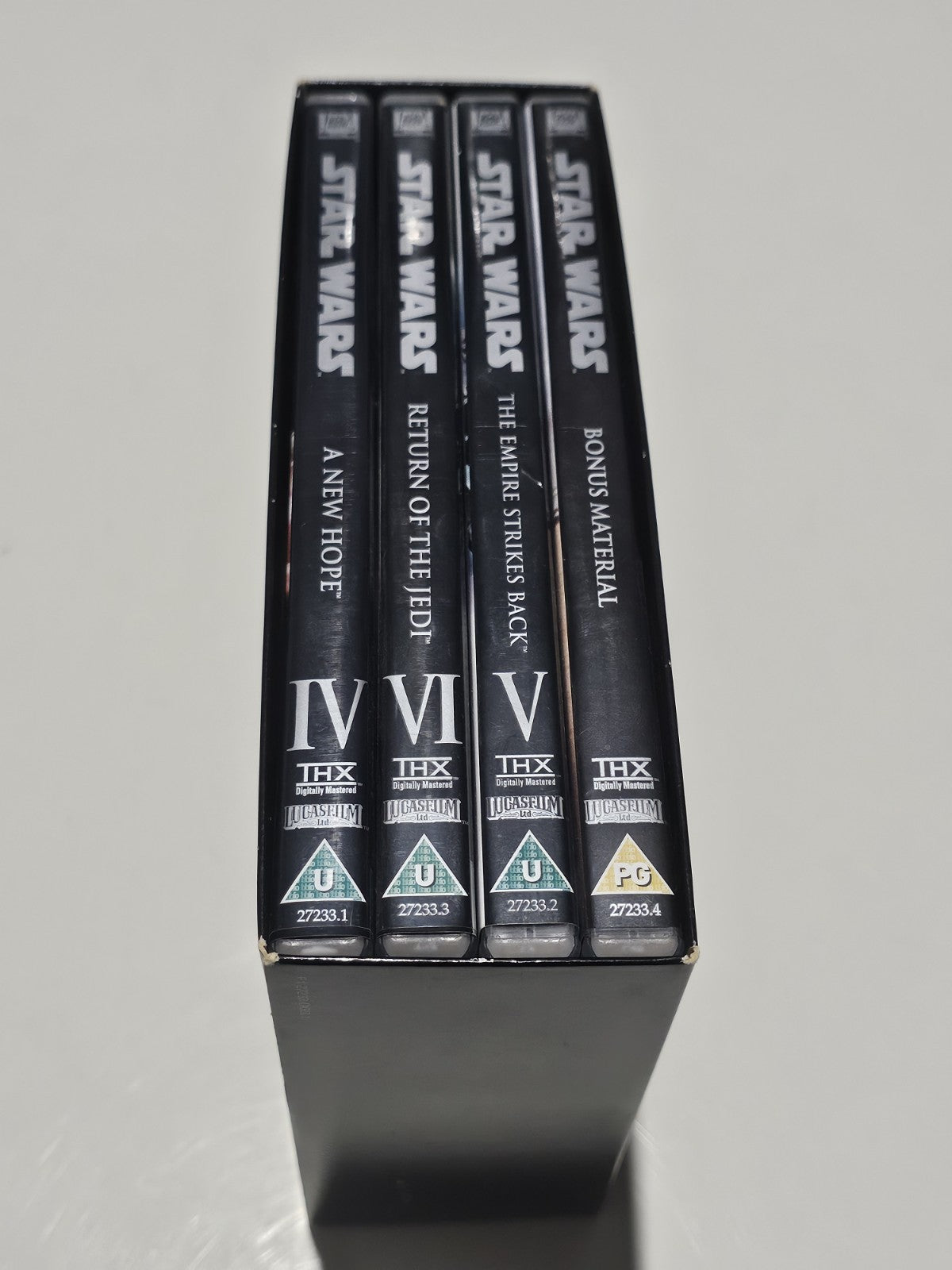 Star Wars Trilogy DVD, 2004, 4-Disc Set Dvd Box Set Retro Exchange Australia