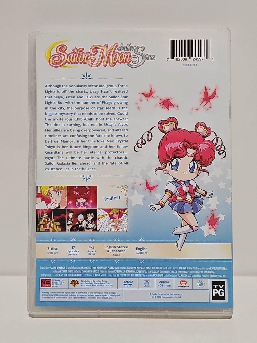 Sailor Moon Sailor Stars [Season 5 Part 2] DVD Region 1 Dvd Box Set Retro Exchange Australia