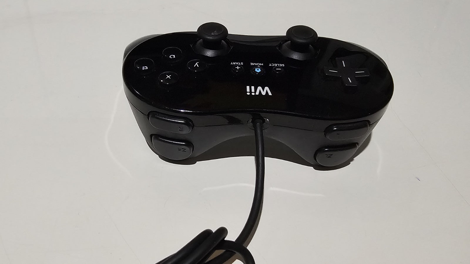 Genuine Official Nintendo Wii/Wii U Classic Pro Controller Black (RVL-005) Accessory Retro Exchange Australia