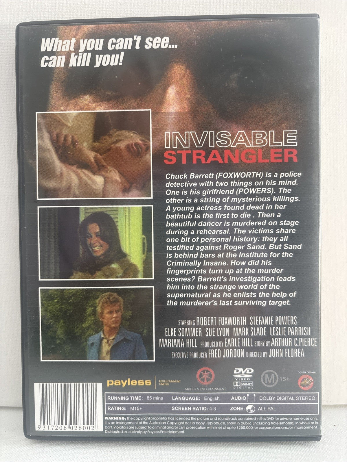 Invisible Strangler (DVD) Horror All Regions DVD RetroExchange Australia