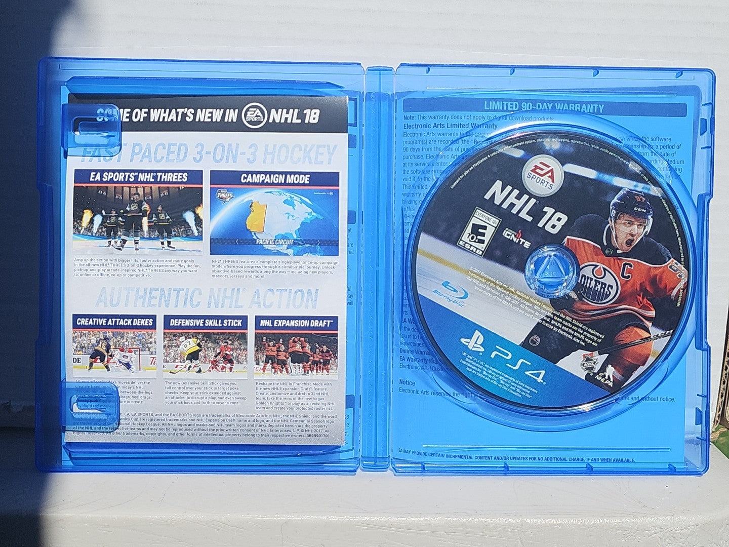 Sony PlayStation 4 Game - NHL 18 PlayStation 4 PS4 Retro Exchange Australia