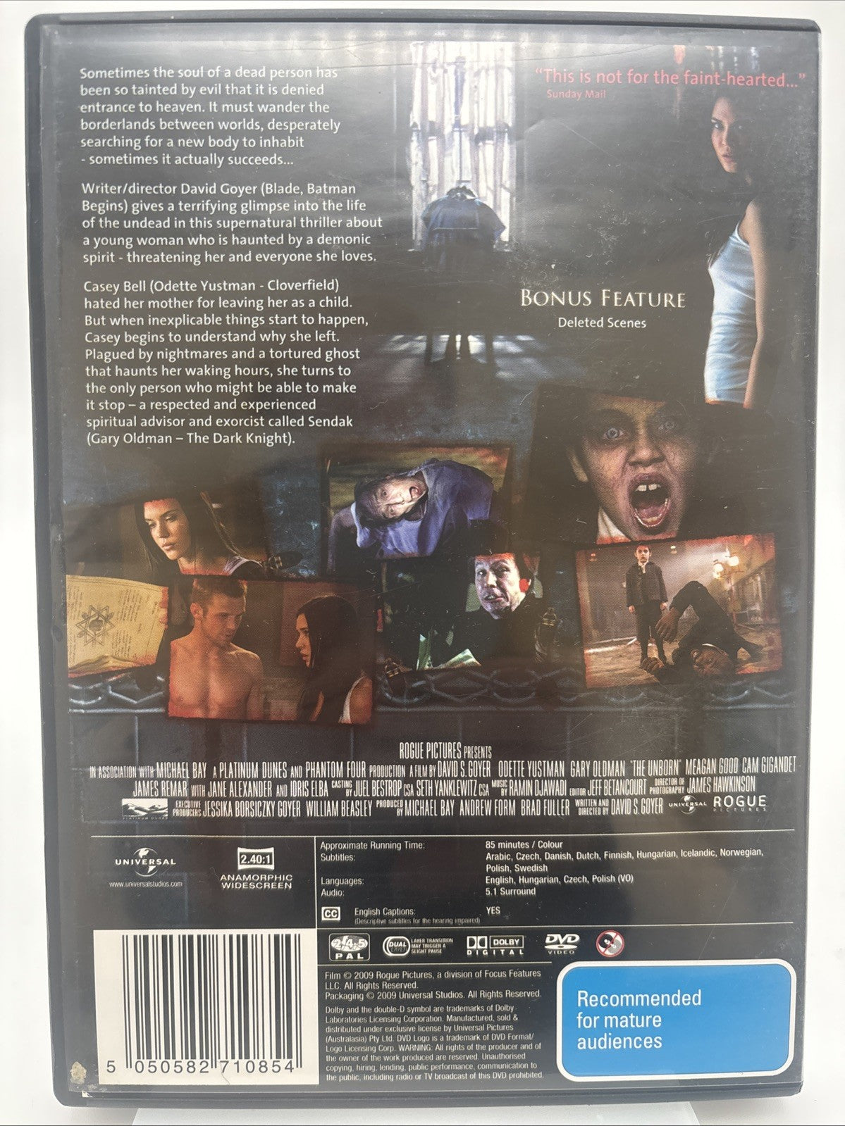 The Unborn (DVD, 2009) Horror Regions 2 4 & 5 DVD RetroExchange Australia