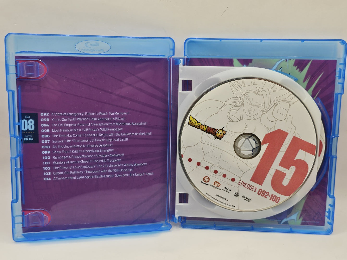 Dragon Ball Super Part 08 Episodes 92-104 Bluray AUS Dvd Retro Exchange Australia