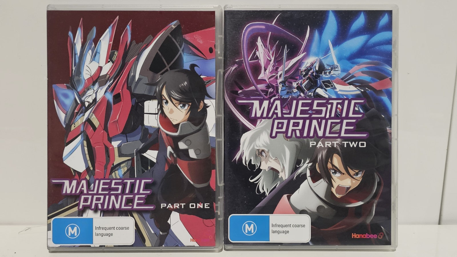 Majestic Prince Part One & Two DVD (4 Discs) Region 4 Like New! Retro Exchange Australia