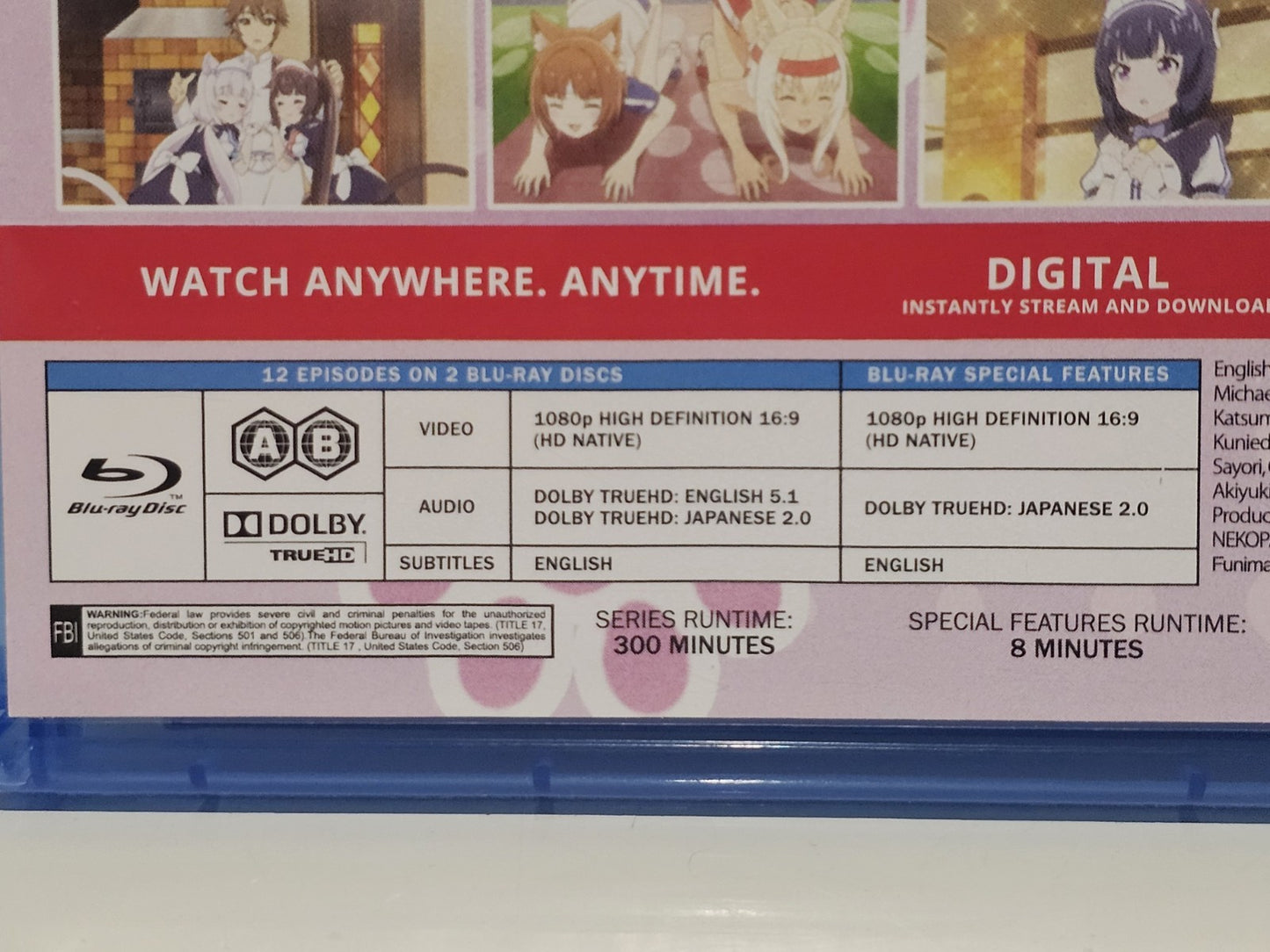 Nekopara Complete Anime Series Blu-ray | 2 Disc Set Region A + B Dvd Retro Exchange Australia