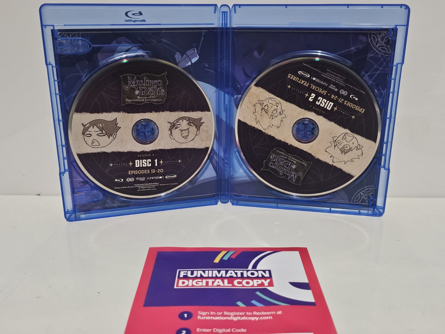 Muhyo & Roji's Bureau of Supernatural Investigation Season 1 & Season 2 Blu-Ray Dvd Box Set Retro Exchange Australia