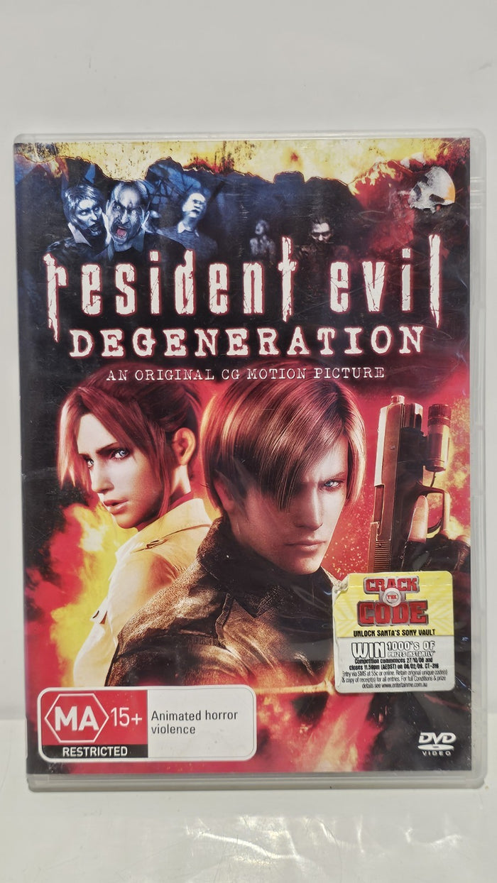 Resident Evil - Degeneration - DVD Retro Exchange Australia