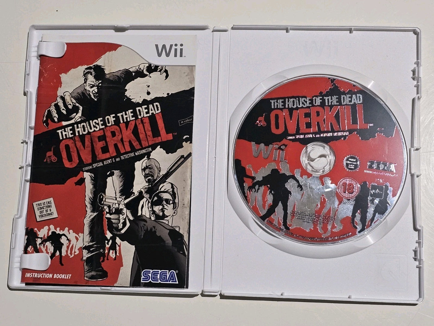 Nintendo Wii Game - The House of the Dead: Overkill - With Manual Retro Exchange Australia