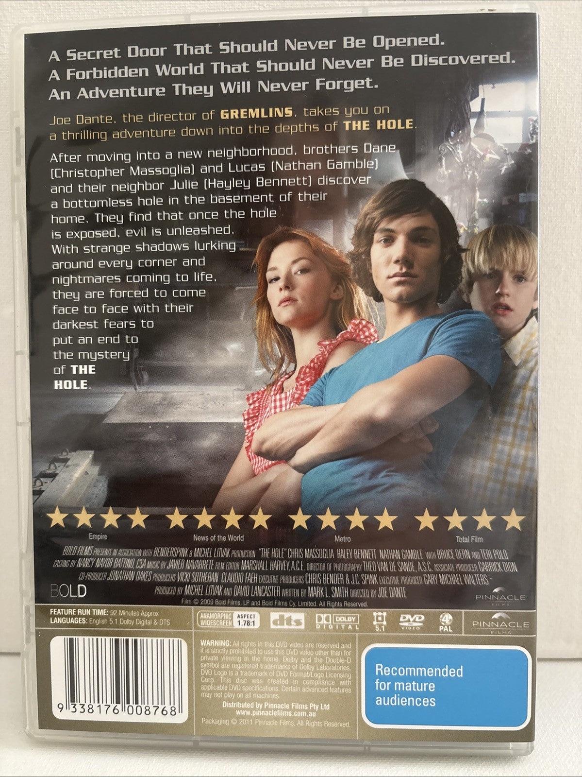 The Hole DVD 2009 Horror Region 4 Retro Exchange Australia