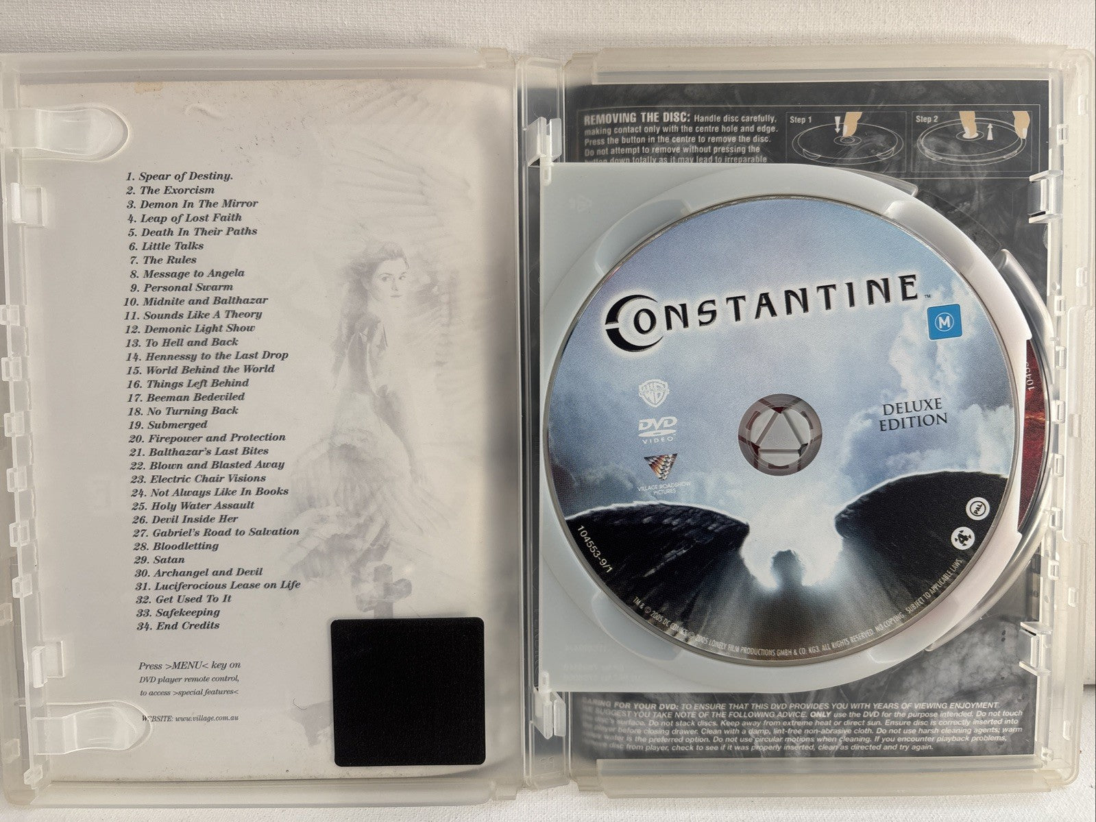 Constantine - Keanu Reeves - DVD - 2 Disc Deluxe Edition Region 4 Horror DVD RetroExchange Australia