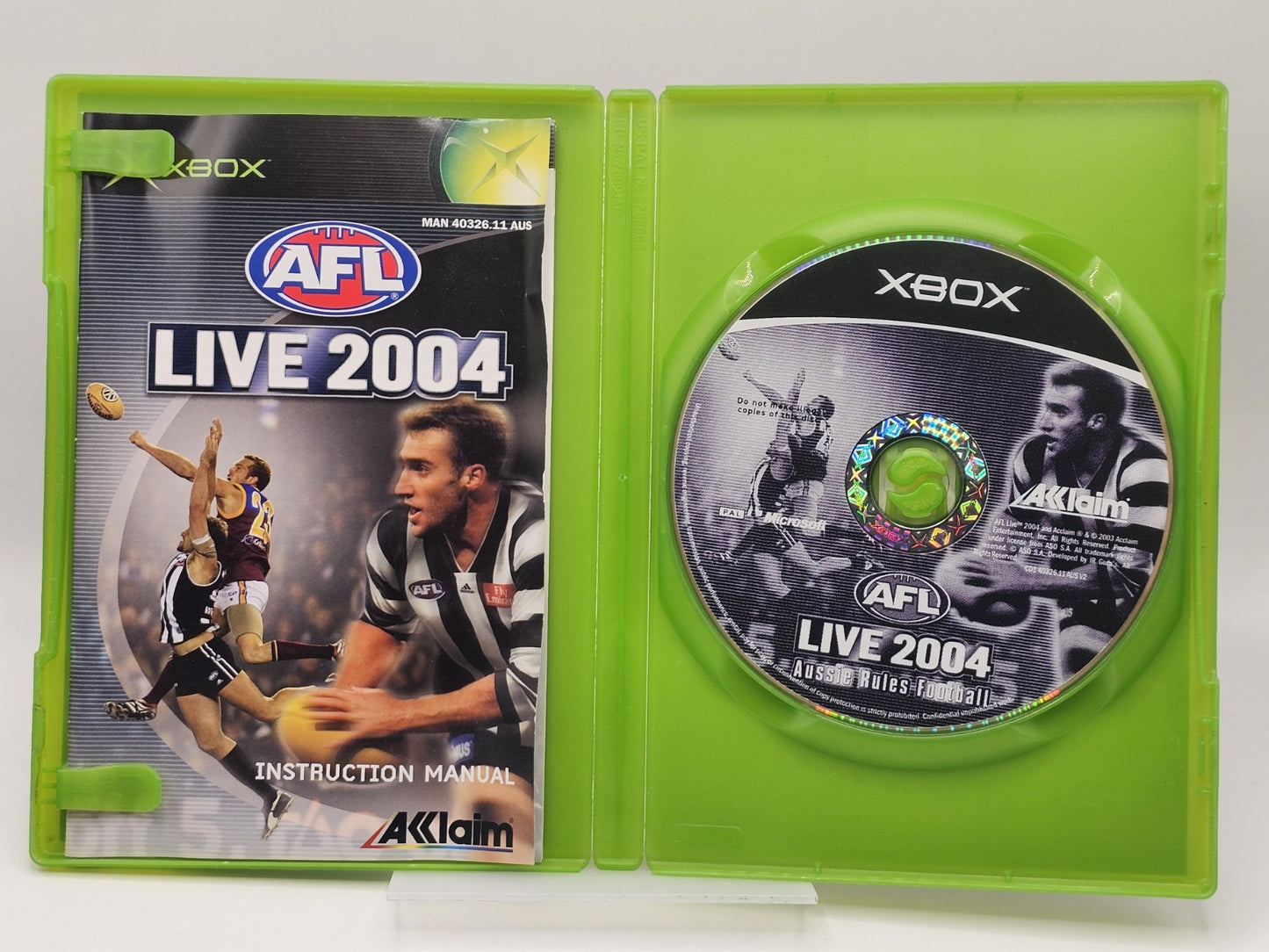 AFL Live 2004 Xbox Original PAL VGC Xbox RetroExchange Australia