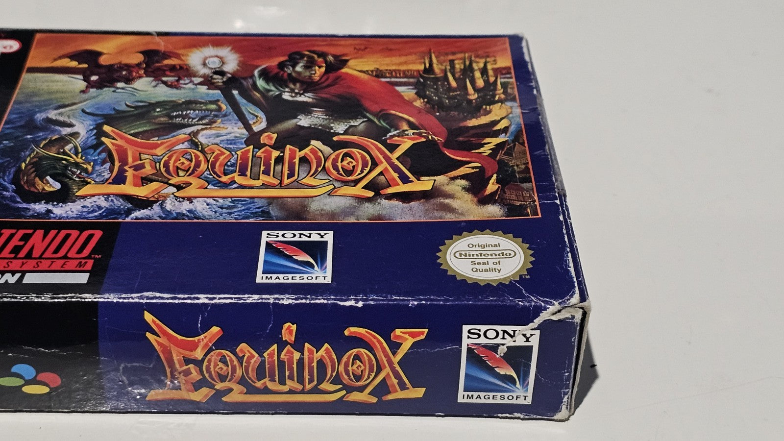 Equinox SNES PAL Complete In Box CIB Original Tray Super Nintendo Tested Working Game Retro Exchange Australia