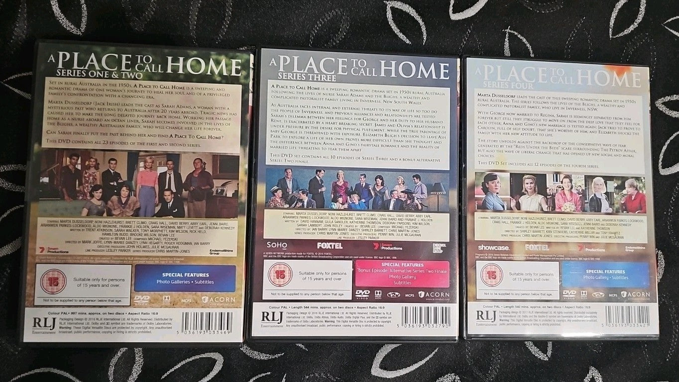 A Place to Call Home - Box Series Seasons 1-4 Region 2 [DVD] Retro Exchange Australia