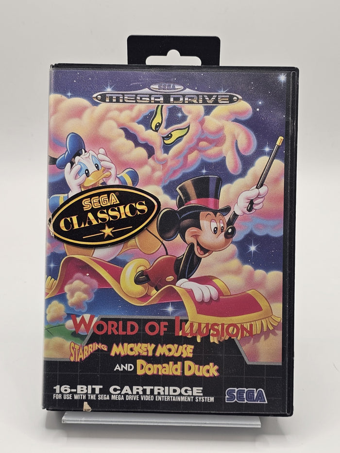 Mega drive World Of Illusion With Manual | Retro Exchange