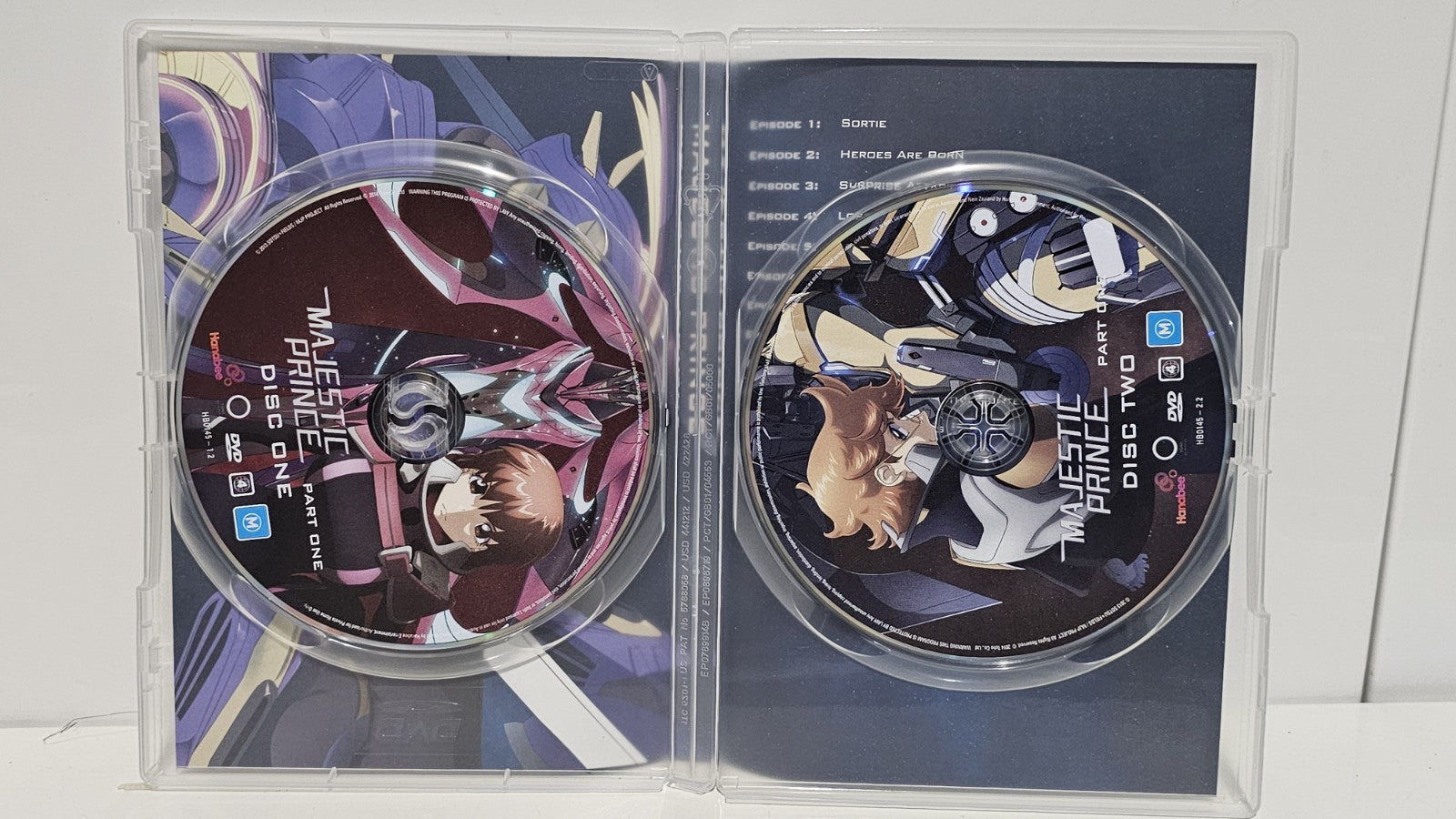 Majestic Prince Part One & Two DVD (4 Discs) Region 4 Like New! Retro Exchange Australia