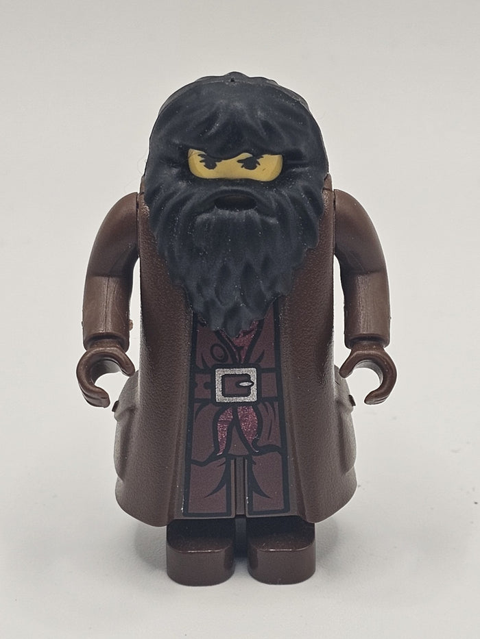 LEGO Harry Potter Hagrid Minifigure Genuine Figure Wizard WB Brown Coat | Retro Exchange