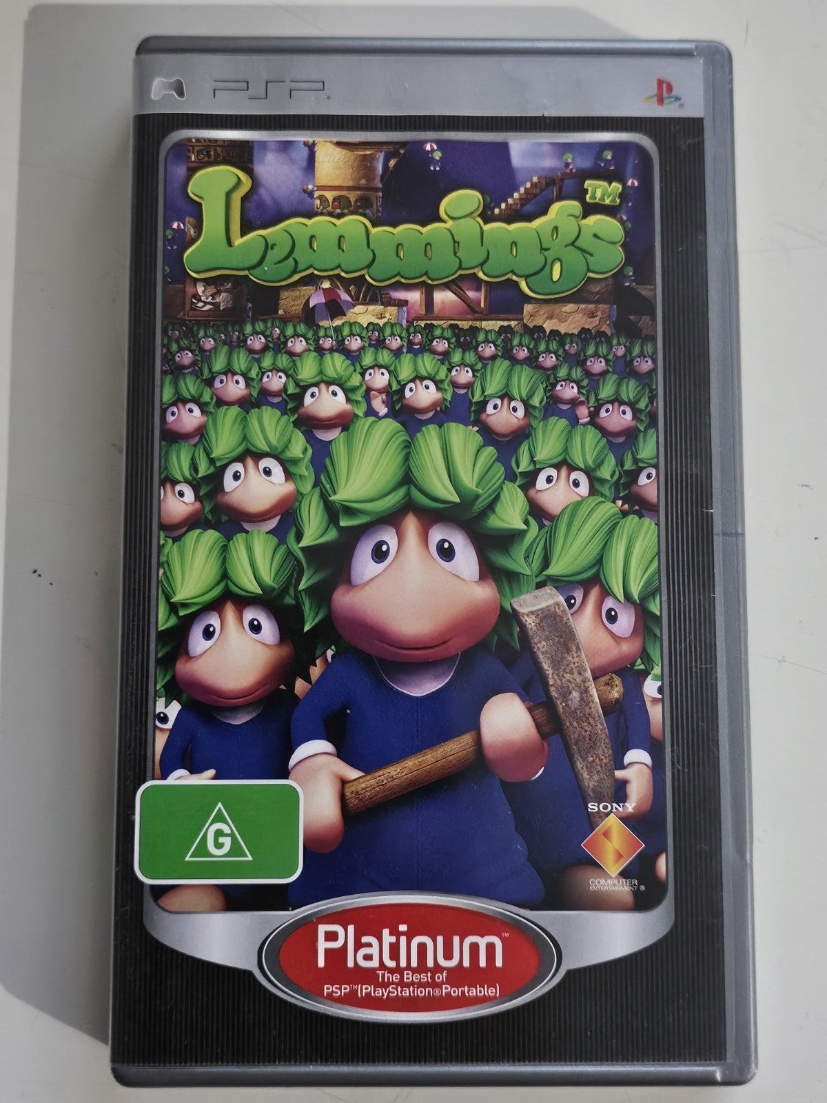 Lemmings PSP Platinum Edition – Complete with Case & UMD – Tested Working PlayStation Game Retro Exchange Australia