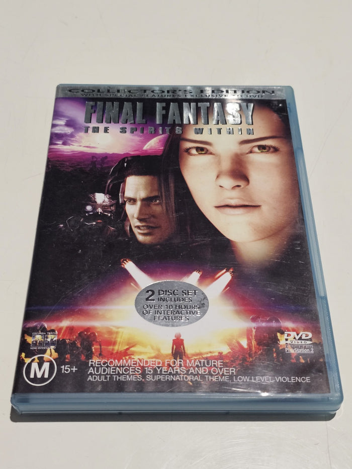 Final Fantasy Spirits Within - 2 Disc Collectors Edition Pal R4 | Retro Exchange