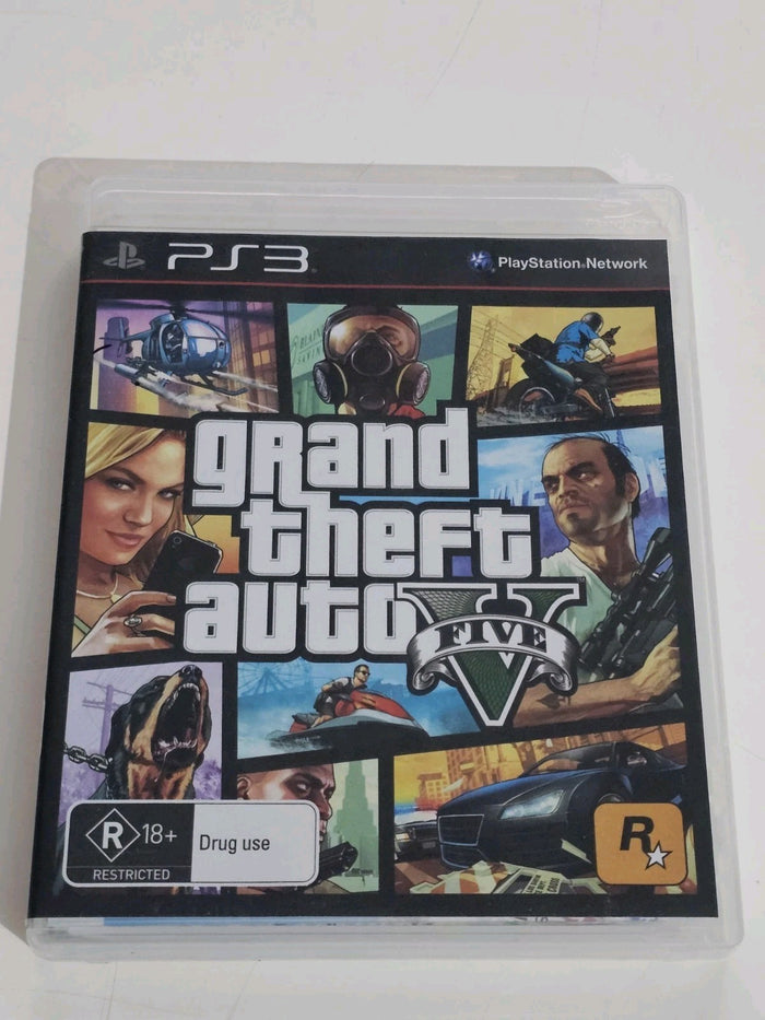 Grand Theft Auto V PS3 Game Complete w/ Manual & Map GTA5 - VGC | Retro Exchange