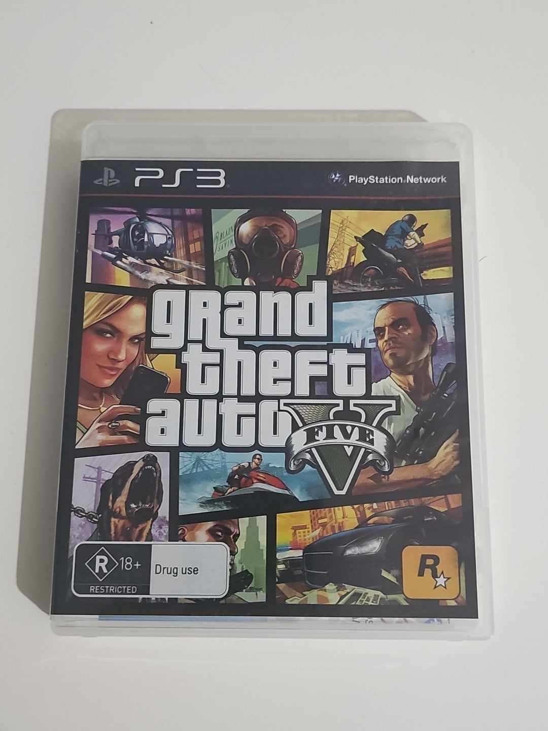 Grand Theft Auto V GTA5 - PS3 - Game + Map & Manual PlayStation 3 PS3 Retro Exchange Australia