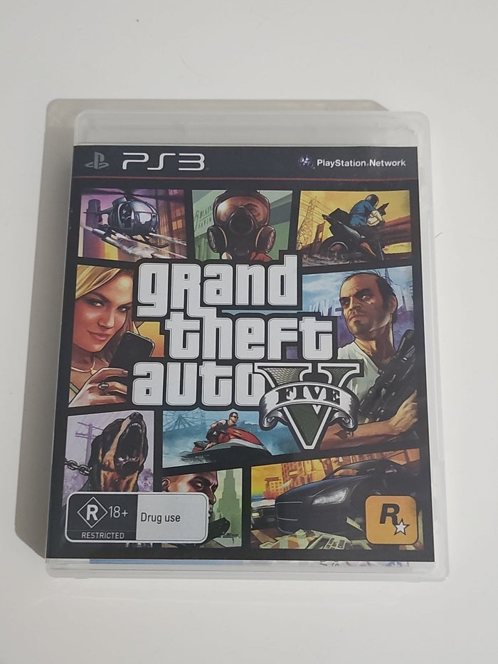 Grand Theft Auto V GTA5 - PS3 - Game + Map & Manual FREE AU TRACKED POSTAGE | Retro Exchange