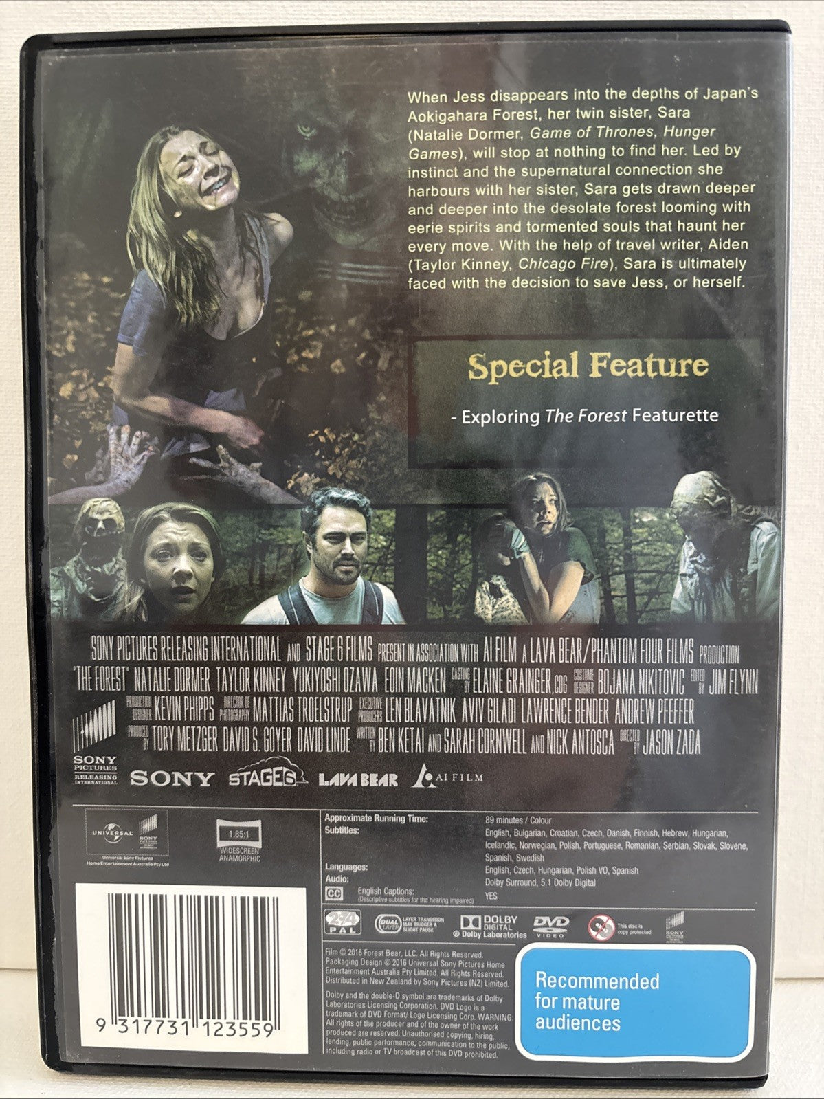 The Forest DVD 2016 Horror Region4 Retro Exchange Australia