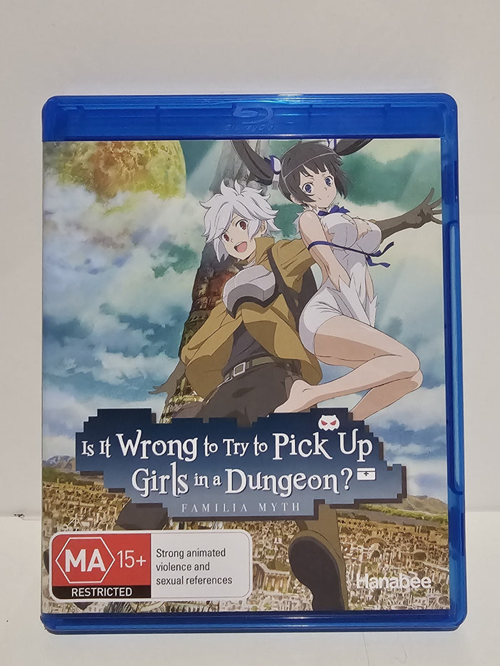 Is It Wrong To Try To Pick Up Girls In A Dungeon? Familia Anime DVD R4 Blu Ray | Retro Exchange