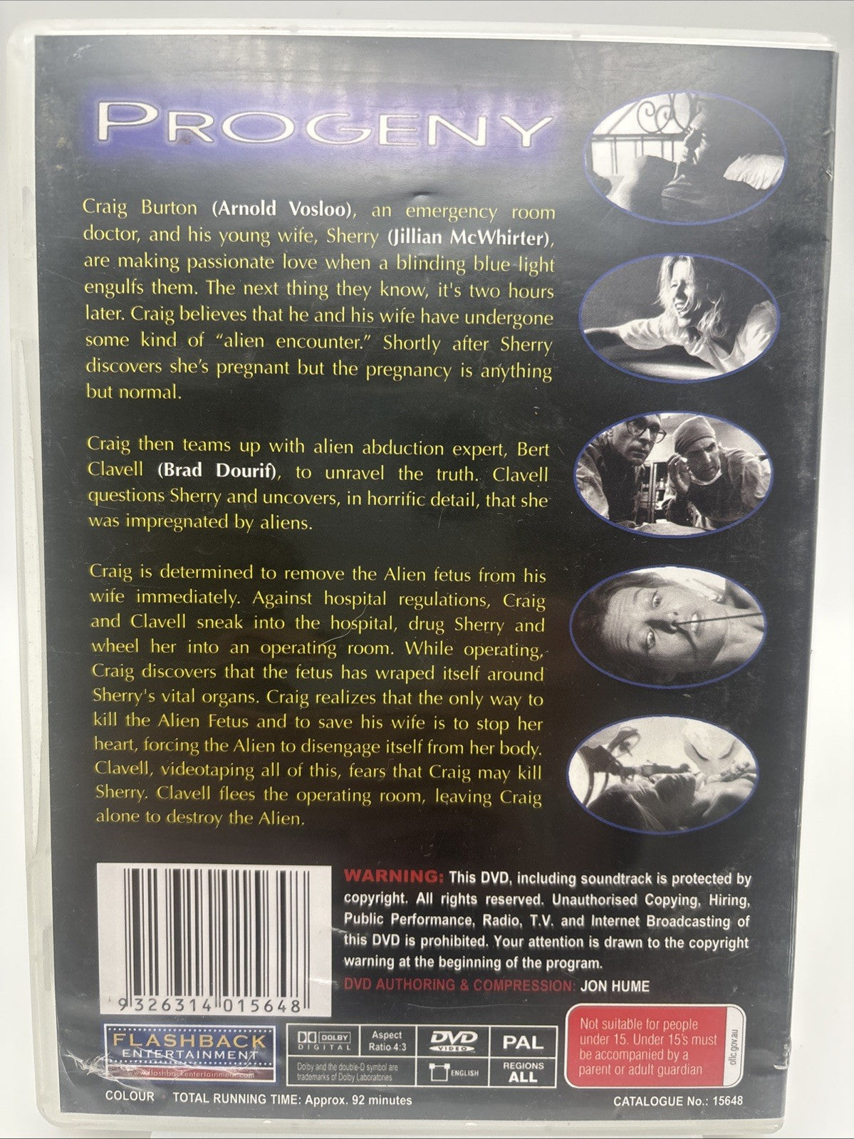 Progeny DVD 1999 All Regions Horror DVD RetroExchange Australia