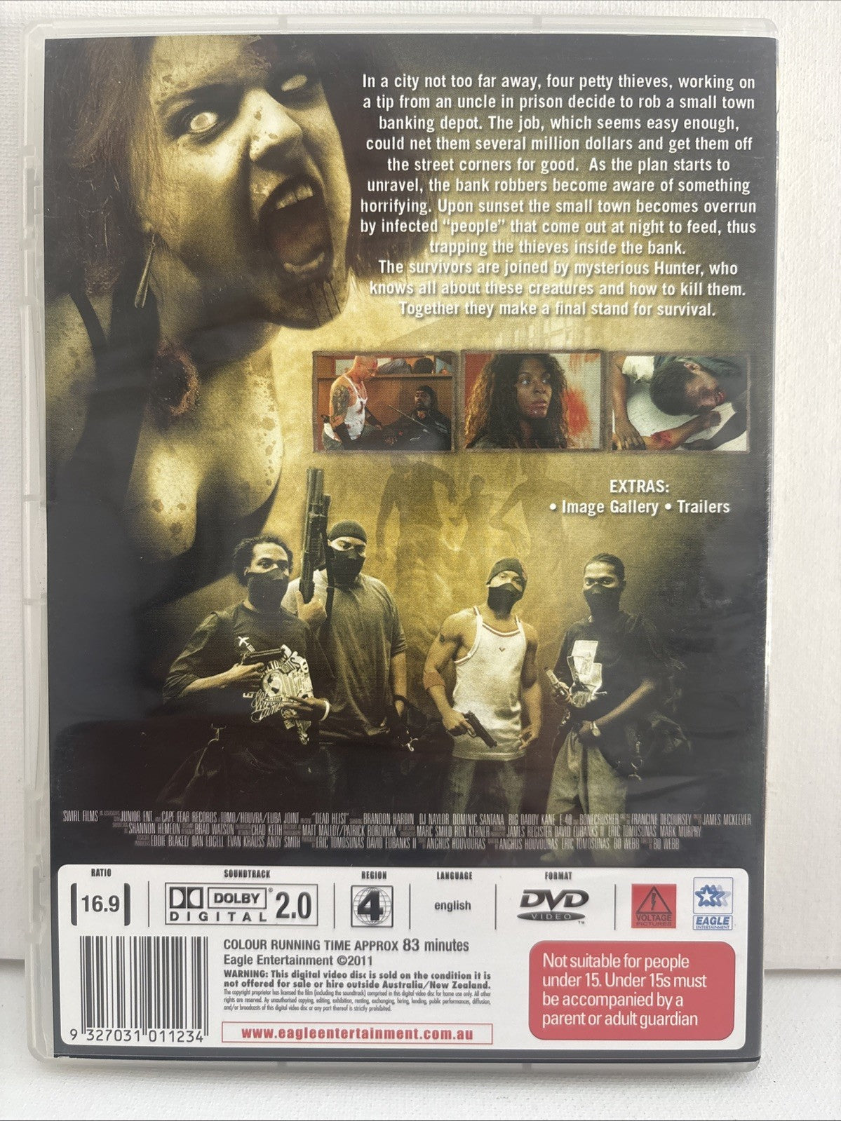 Dead Heist (DVD, 2007) Horror region 4 DVD RetroExchange Australia