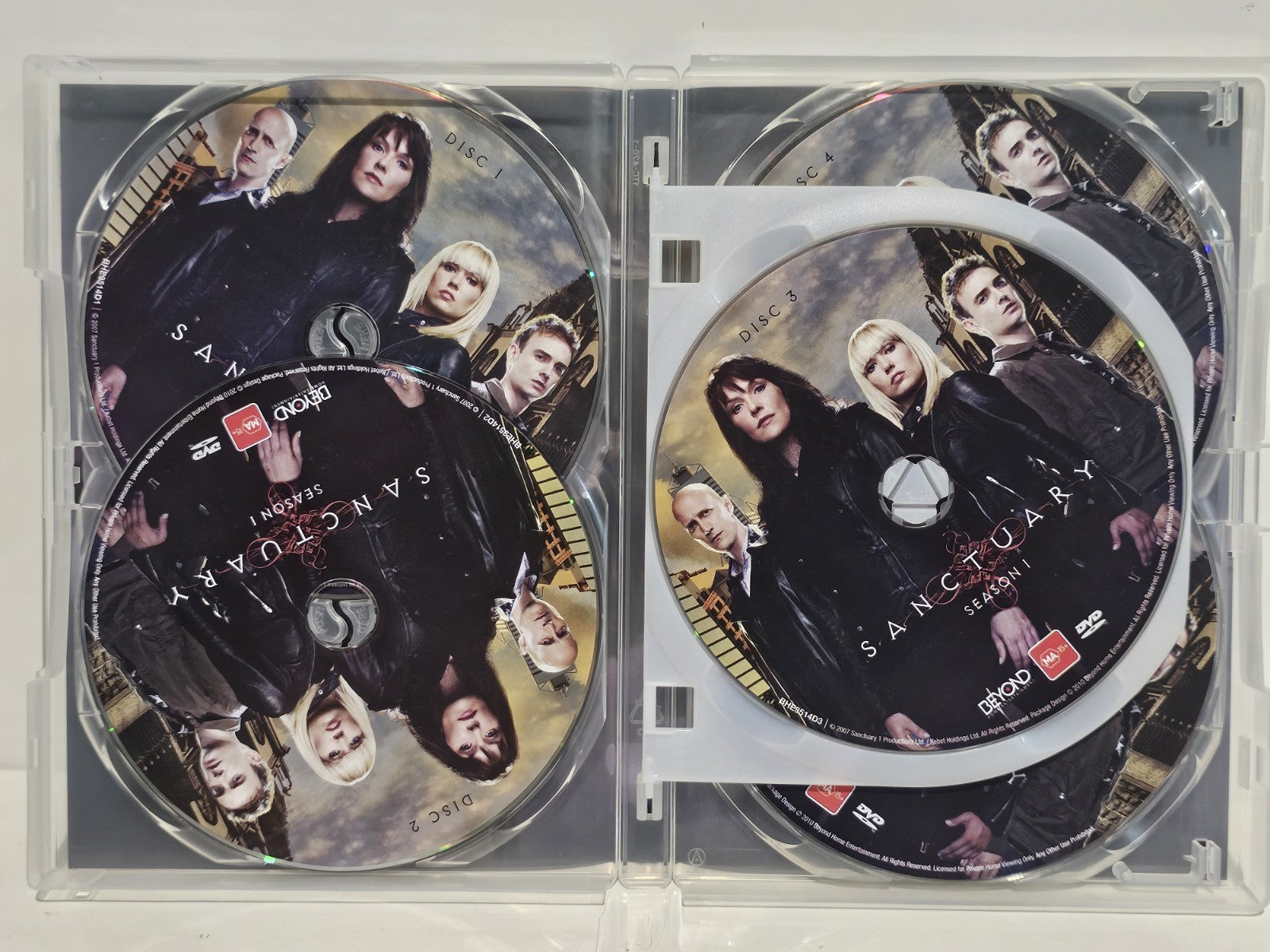 Sanctuary Season 1 Series One (DVD 4-Disc Set) REGION 4 Retro Exchange Australia