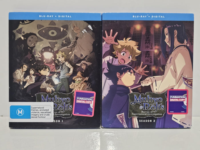 Muhyo & Roji's Bureau of Supernatural Investigation Season 1 & Season 2 Blu-Ray | Retro Exchange