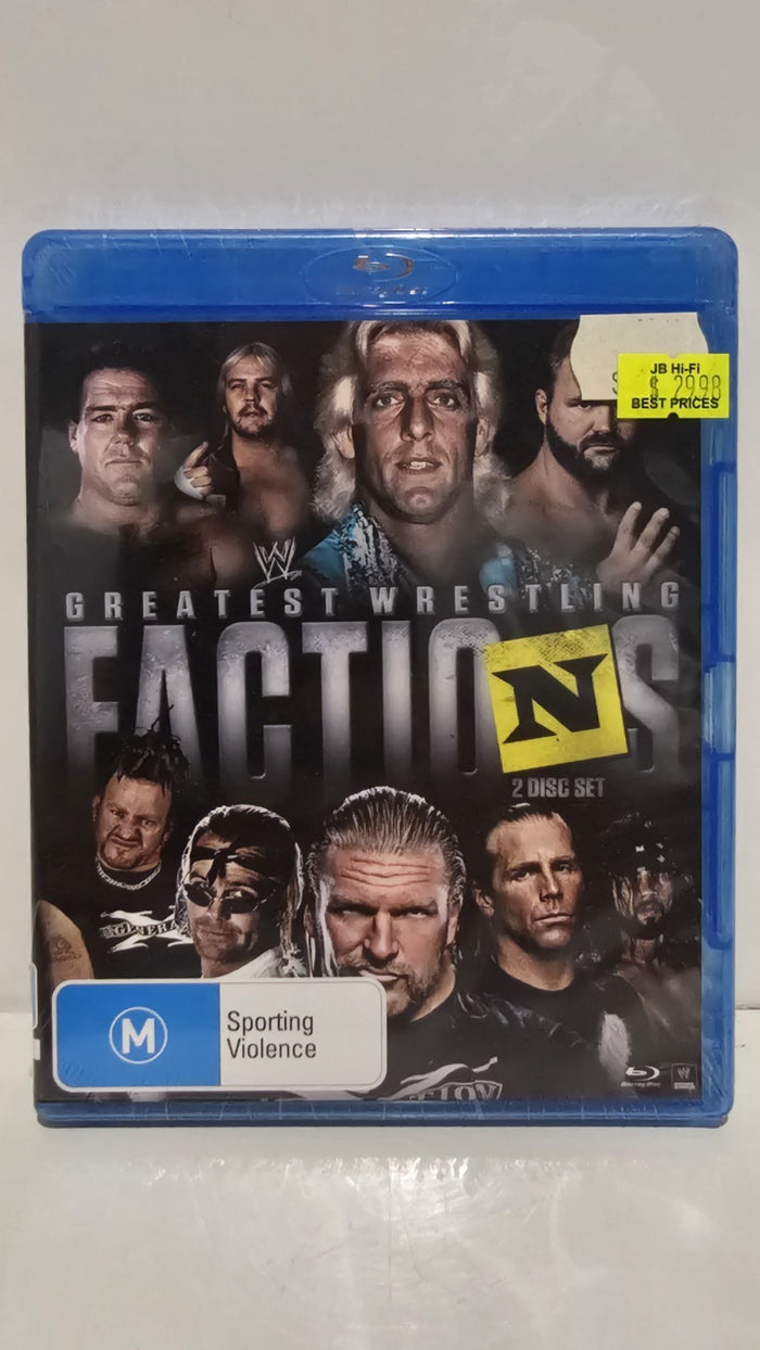 WWE Wrestlings Greatest Factions Blu-Ray (2 Disc Set) | Retro Exchange