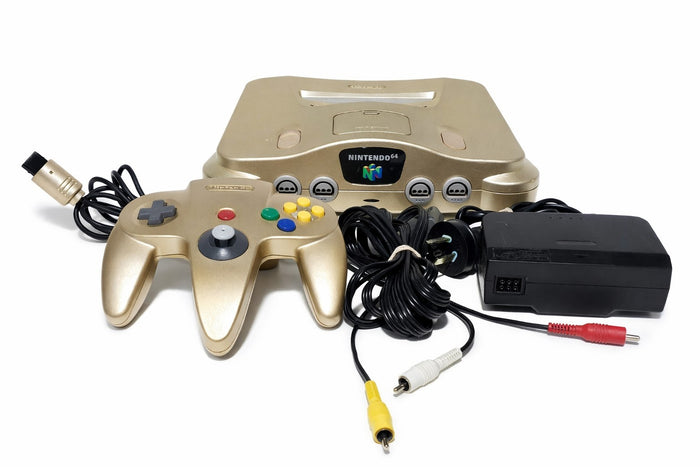 Nintendo 64 Console Gold | Region Free | Controller/Expansion | Retro Exchange