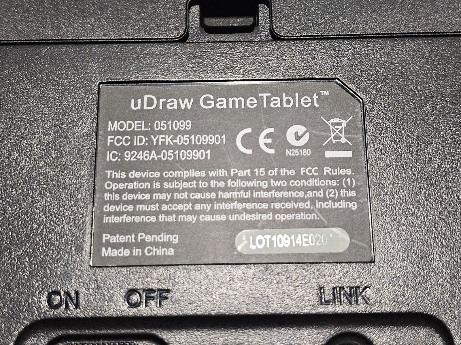 uDraw GameTablet - Model 051099 Sony Playstation 3 PS3 Accessory Retro Exchange Australia