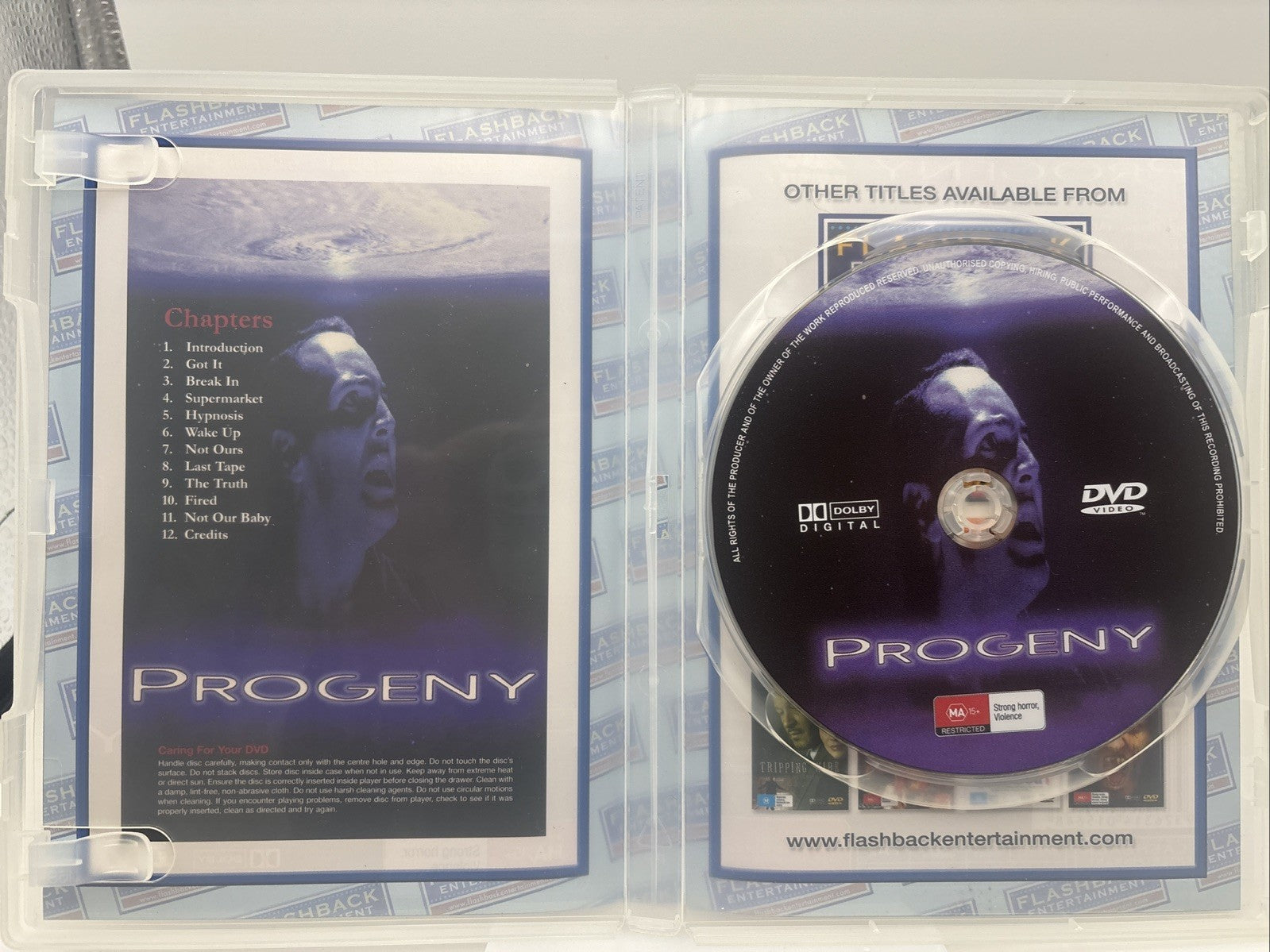 Progeny DVD 1999 All Regions Horror DVD RetroExchange Australia