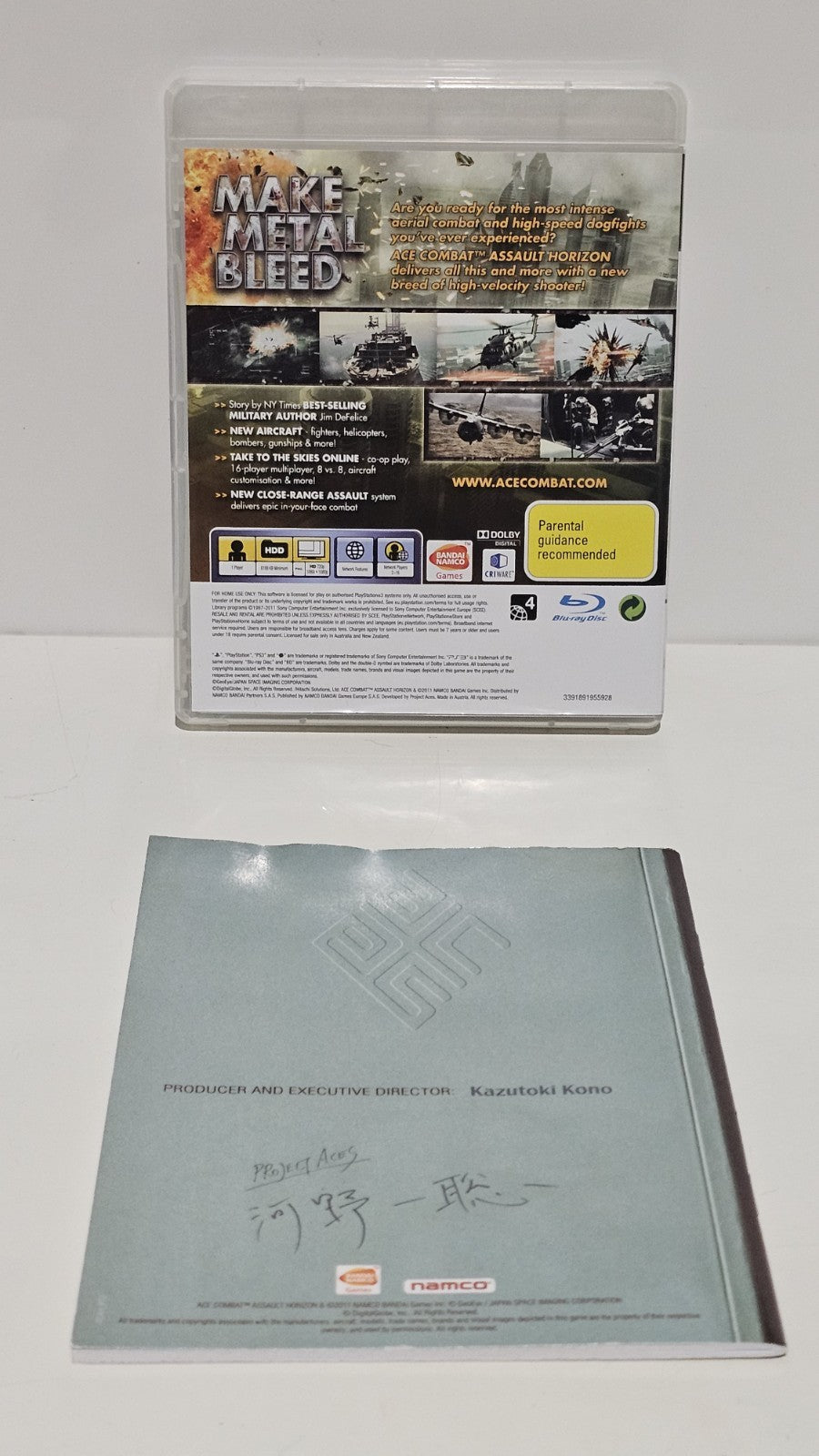 Sony PlayStation 3 Game - Ace Combat Assault Horizon Ltd Ed - Missing Soundtrack PlayStation 3 PS3 Retro Exchange Australia