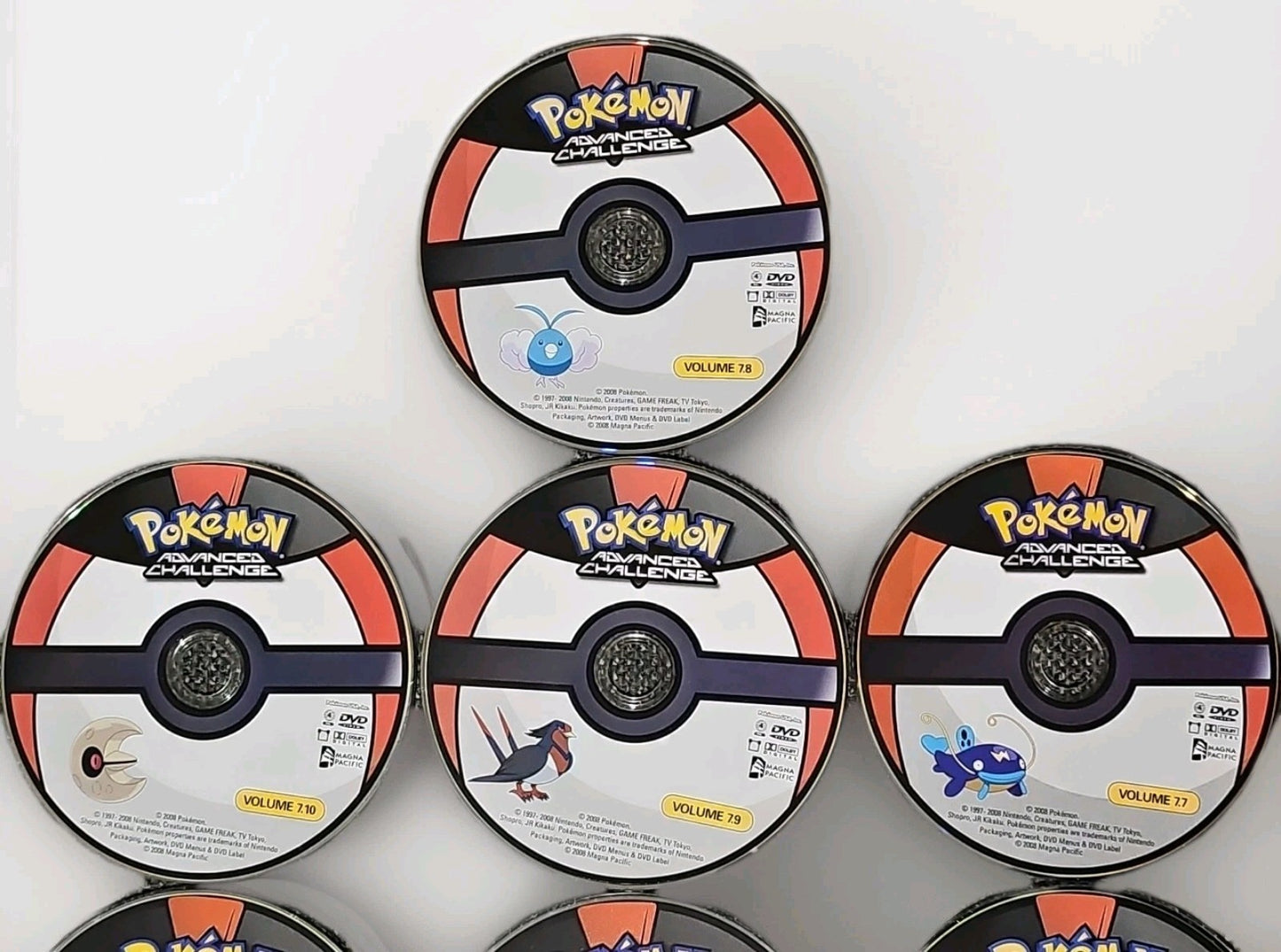 Pokemon Advanced Challenge Season 7 Discs 7.1-7.10 Collection Disc Only Series Dvd Box Set Retro Exchange Australia